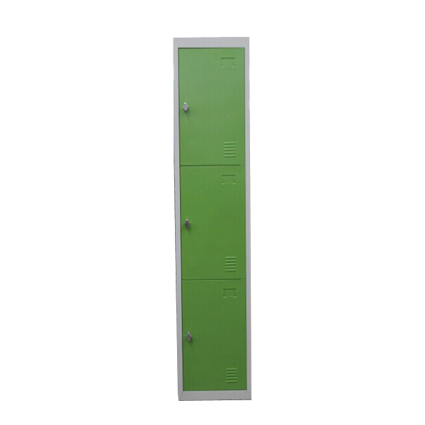 3 tier door steel locker